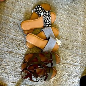 All three sold as set! Affordable summer sandales